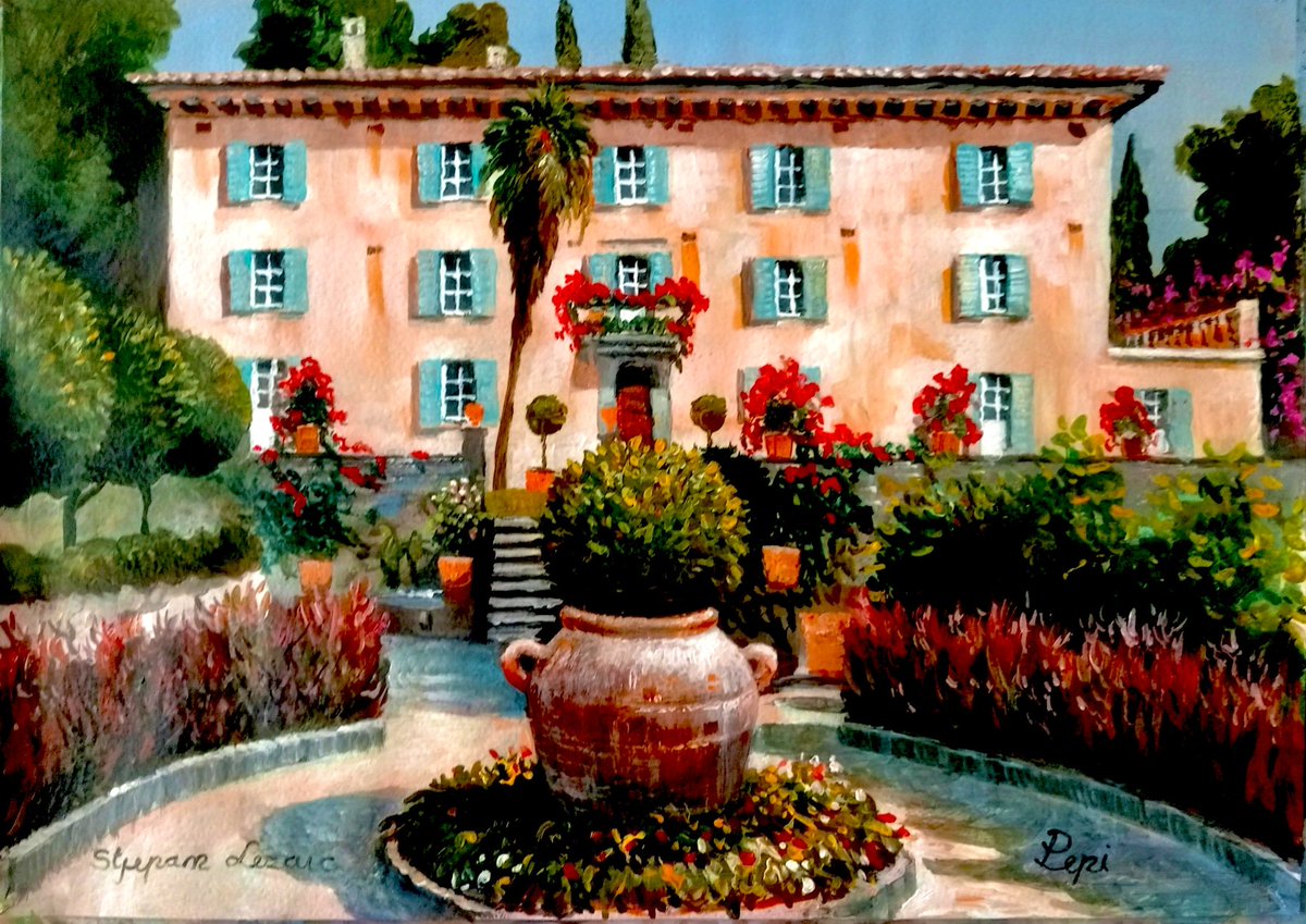 Villa Bramasole
Cortona Toscana
Artwork by Stjepan Lezaic Pepi