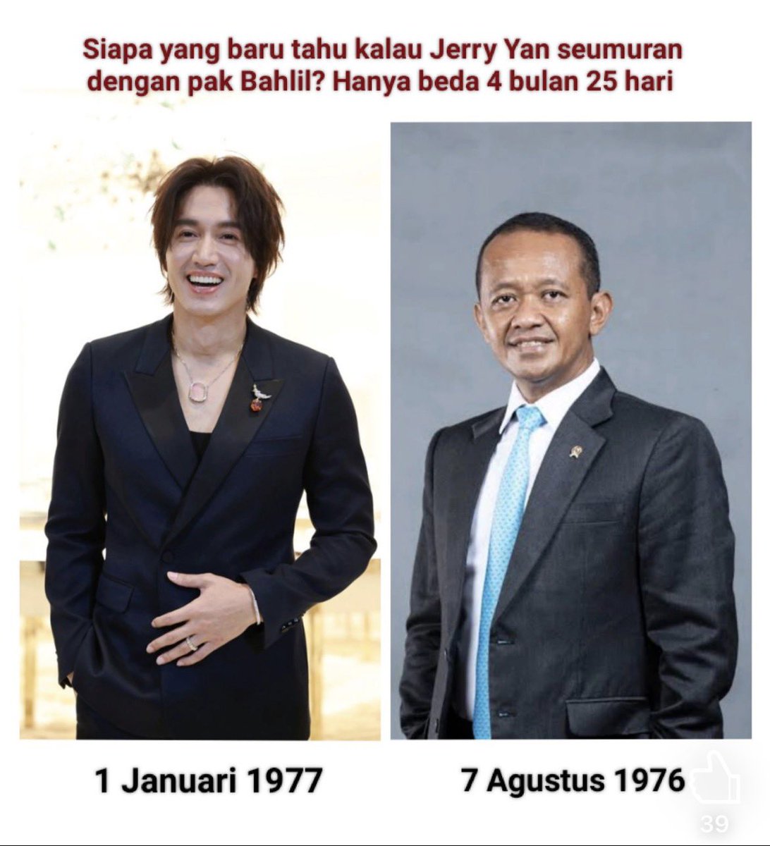 WindraVerse's tweet photo. Seumuran ternyata

Bak pinang dibelah kapak 🪓 https://t.co/hc5lEzsgXt