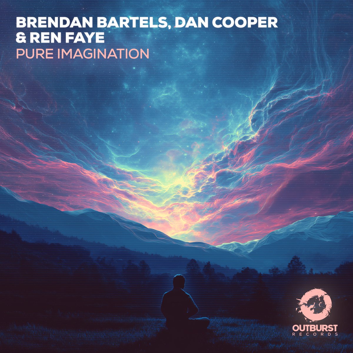 outburstrec's tweet photo. Brendan Bartels returns to Outburst, teaming up with Dan Cooper and vocalist Ren Faye for ‘Pure Imagination’ - a peak-time weapon built for the biggest stages.

Fusing uplifting energy with driving tech-trance (and a touch of psy). 

Release date 24.04.2026 https://t.co/989DKvR9Dz