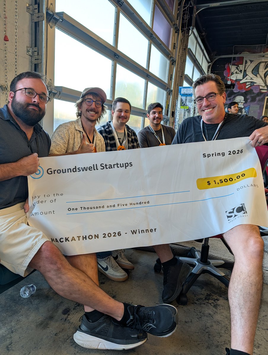 jimswdev's tweet photo. Just wrapped up an incredible 3-day Space Coast Initiatives Hackathon at Groundswell Startups!

Our team came together in under 72 hours and built an AI-powered data engineering + data science solution for ECG analysis to support @WHOWEPLAYFOR  mission.

Grateful for the organizers, sponsors, and collaborators — excited to bring this forward in Florida and beyond!

#MachineLearning #HealthcareAI #Hackathon #ECG #SpaceCoast

#Java #SpringFramework