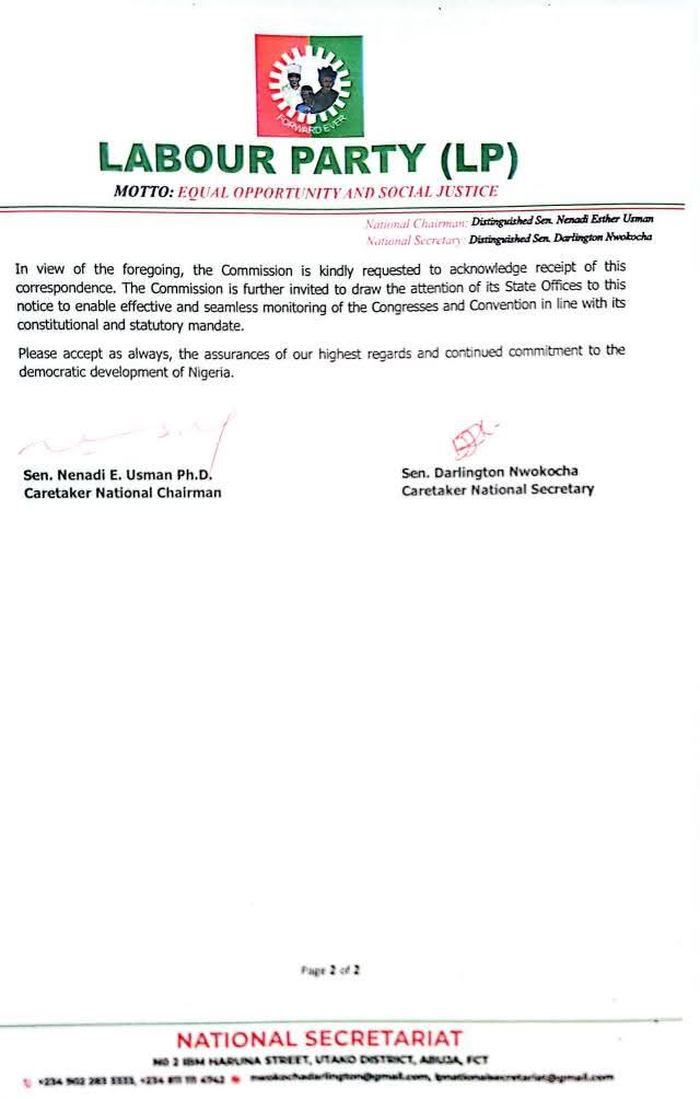 Labour Party(LP)Nig tweet media