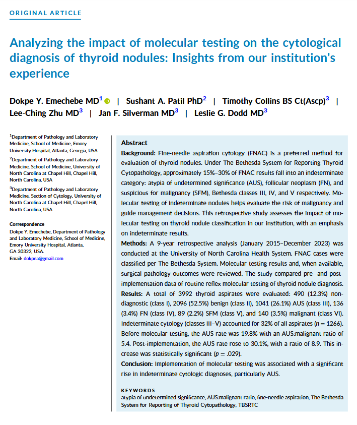 Cancer Cytopathology tweet media