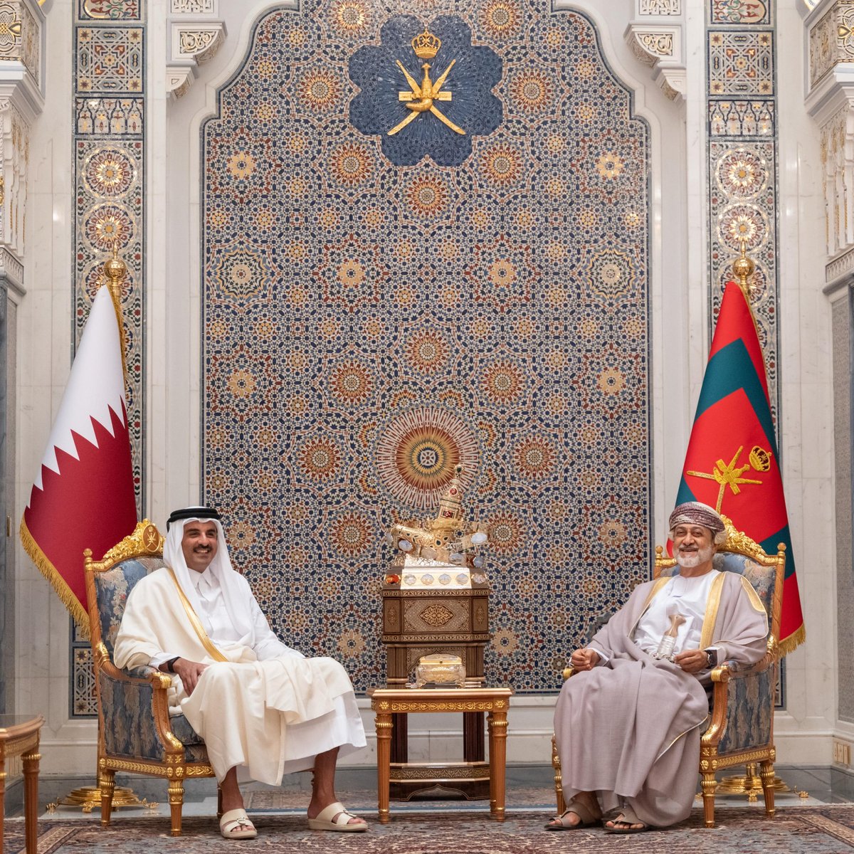 _omanyat's tweet photo. تواصل أخوي يعكس عمق الروابط بين البلدين، ويُعزز التنسيق الخليجي المشترك في ظل التحديات الإقليمية، ويفتح آفاقاً أوسع للتعاون الثنائي في كافة المجالات.
#سلطنة_عمان
#قطر_الشقيقة
#التواصل_الأخوي https://t.co/XtoYP5y1us