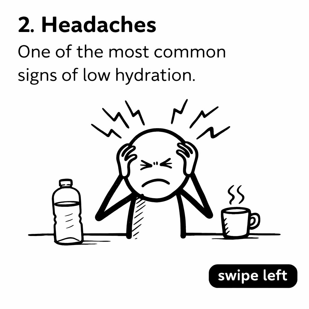 tigerfitnesscom's tweet image. Tired? Headache? Can’t focus?

You might not need more caffeine…
you might just be dehydrated.

Before the next coffee — try water first.

#hydration #drinkwater #energytips