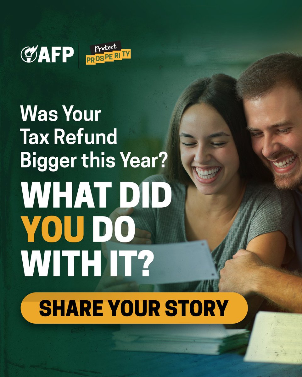 The Working Families Tax Cuts put real money back in your pocket, saving families and hardworking Americans thousands.

This Tax Day, we want to know: what did YOU do with your refund? Share your story with us!