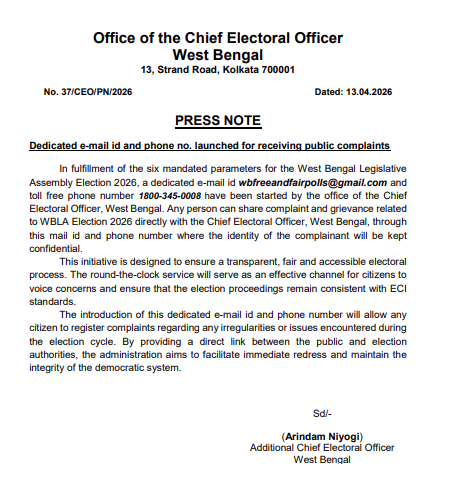 CEO West Bengal tweet media