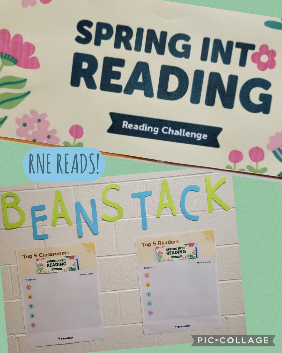 RNEMediaCenter's tweet photo. The @beanstackapp leaderboards have been cleaned off! We started our Spring Into Reading Challenge and can't wait to see how our RNE Bears will read this Spring! @FcsMedia #RNEGREATTHINGS https://t.co/QLcSdmhWd9