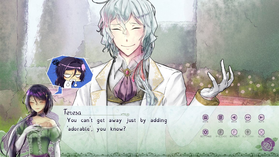 Antares252's tweet image. 4 THINGS ABOUT MY GAME:  

- Being developed by 1 person 🇵🇭 
- An otome with 3 difficulties. First playthroughs are always a special experience🙏
- You will need to use your brain🧠and memory📒to survive... and romance😳
- A very otome isekai story (you'll see)😌