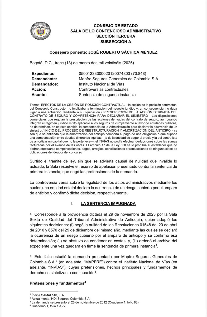 📌 Contratación estatal: Garantías en la contratación estatal. Modificación del riesgo en el contrato de seguro. Artículo 1.060 del Código de Comercio. Terminación del contrato de seguro. Irrevocabilidad de la garantía. Consejo de Estado. Sección Tercera. Subsección A. Sentencia