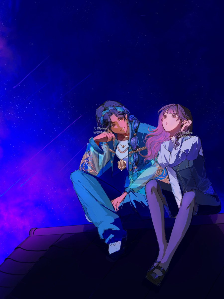 Epelwyn's tweet photo. 新しい世界-A whole new world
-Miyuu X Minajael Tealrajah(Non-Sharing)

⚠️No Ai! repost🆗as long the watermark stays 

 #ツイステッドワンダーランド #twistedwonderland #minajaeltealrajah #twistedwonderlandOC #MinaMiyuu #minajaelxyuu #minajaelxprefect #minajaelxoc #minajaelxmc https://t.co/YK67J9Mo2E