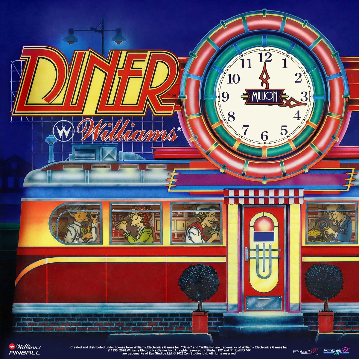 PinballFX's tweet image. Williams™ Pinball Volume 10 arrives in two weeks!

Which one are you most excited for? Diner™, Fire!™, or Comet™?

Drop your pick in the comments! 👇

#WMS10 #Pinball