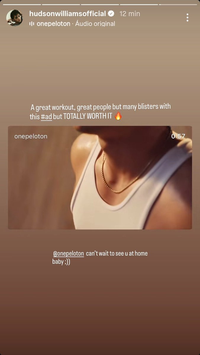 hudsonwphotos's tweet image. Hudson Williams via IG stories:

"A great workout, great people but many blisters with this ad but TOTALLY WORTH IT 🔥

onepeloton can't wait to see u at home baby :))"

the 9 pounds of clappable material and etc !!!