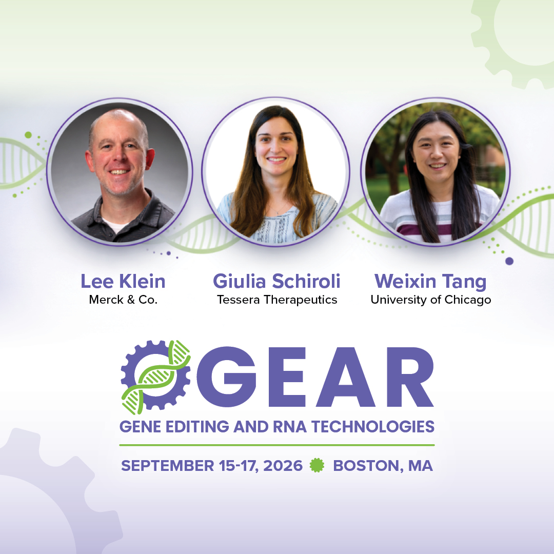 ChEnected's tweet image. Did you miss what’s next at GEAR 2026? Where gene editing meets RNA innovation. Hear directly from the conference chairs as they preview this year’s program and the innovations shaping biotech. bit.ly/4c1hlnD #Biotech #GeneEditing #AITherapeutics #ComputationalBiology