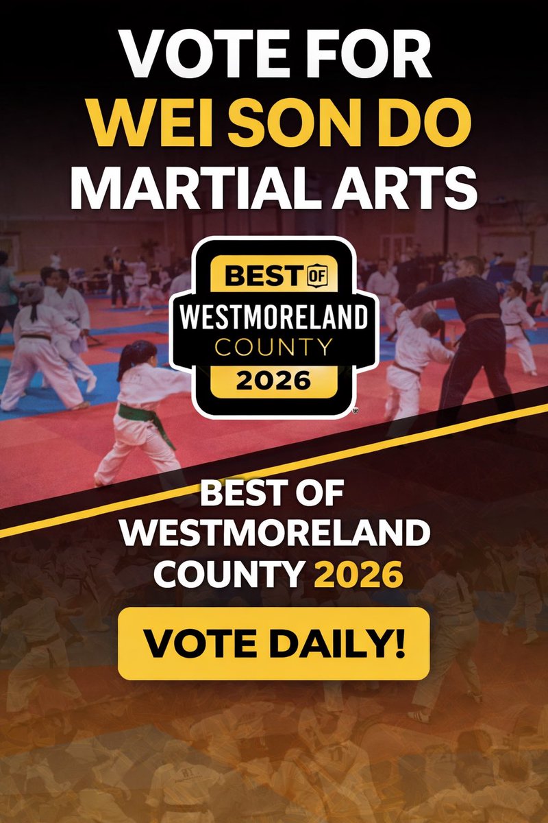 JohnMorgart's tweet photo. This isn’t just a vote.
It’s for every student who walked in shy… and walked out stronger.

Help Wei Son Do bring GOLD 🥇

Vote DAILY 👇
https://t.co/PixxTN3FID

Go to: Lifestyle &amp; Beauty → Martial Arts → Wei Son Do

#VoteWeiSonDo #WestmorelandCounty #MartialArts https://t.co/xyHDsPJplO
