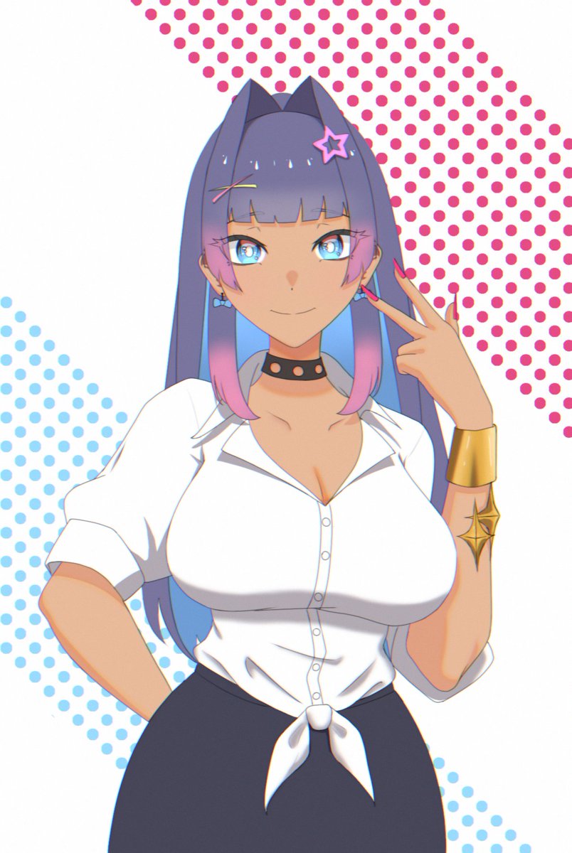 PrinzJeanne's tweet photo. ⏳Gyaru 💙
#kronillust https://t.co/3nYIMEERAV