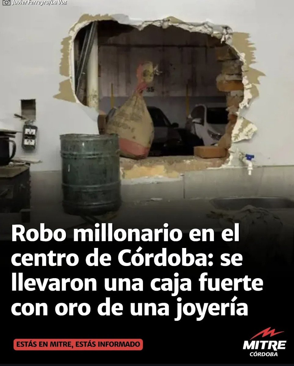 Y todavía te dicen que #Córdoba está tranquila...
<a href="/MartinLlaryora/">Martín Llaryora</a> Gobernador 
<a href="/QuinterosJP/">Juan Pablo Quinteros</a> Ministro de Seguridad 

Dejá no más...