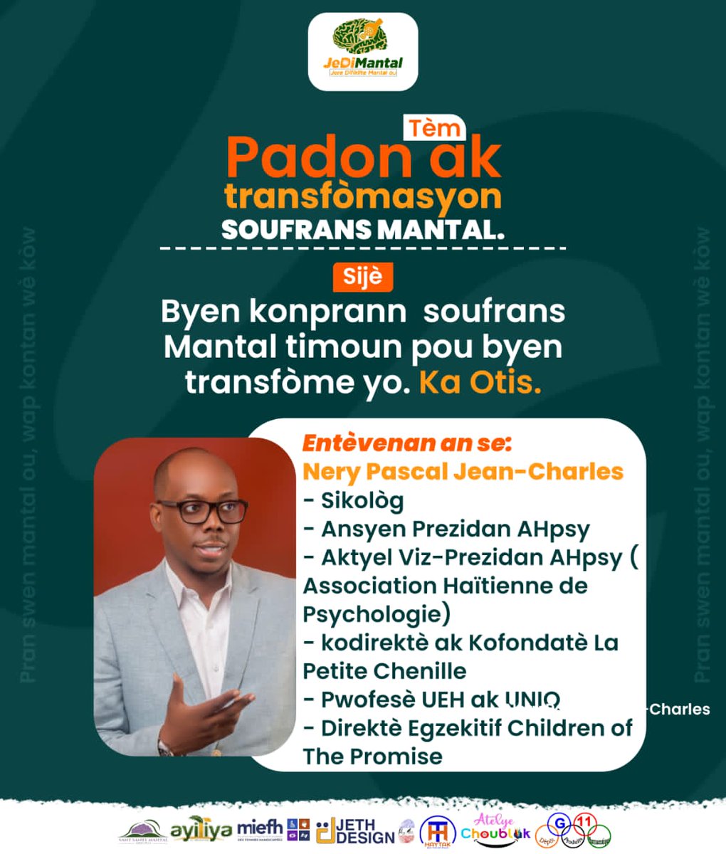 Fondasyon Mantal Ayiti (Jedimantal). tweet media