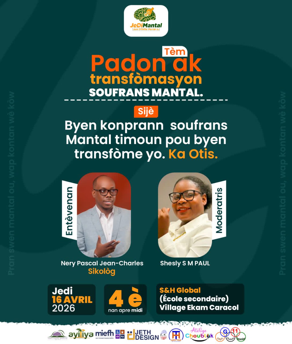 Fondasyon Mantal Ayiti (Jedimantal). tweet media