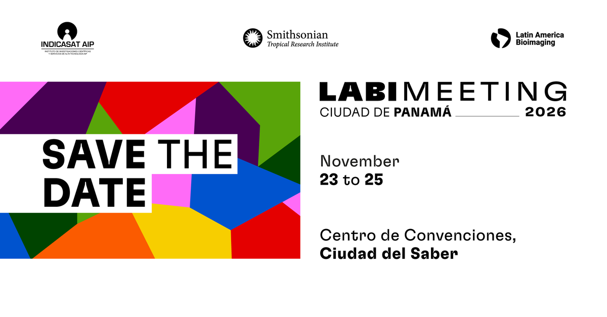 LatamBioimaging's tweet photo. 🔬 Save the Date!
LABI Meeting 2026 | From Pixels to Knowledge: Integrating Imaging, Omics and Data

📍 Panama City, Panama 
📅 Nov 23–25, 2026 

Three days pushing the frontiers of multi-omics &amp; imaging.

Registration coming soon!
https://t.co/mIYxuy0xty https://t.co/ZOJqg15sTx