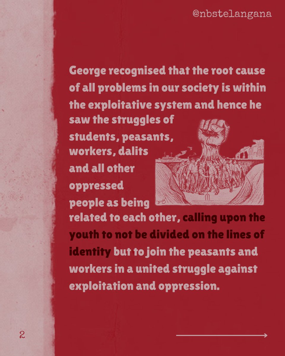 NBS_telangana's tweet image. Remembering Revolutionary Student Leader George Reddy

facebook.com/share/p/1E5TE2…

#georgereddy #anticaste #student #youth