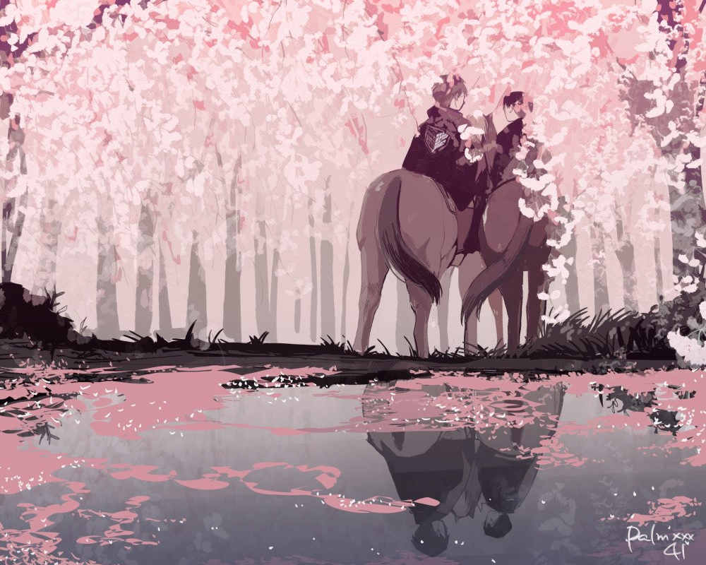 #エレリ版真剣お絵描き60分1本勝負
4/14_20:00～2H「桜」
花宵