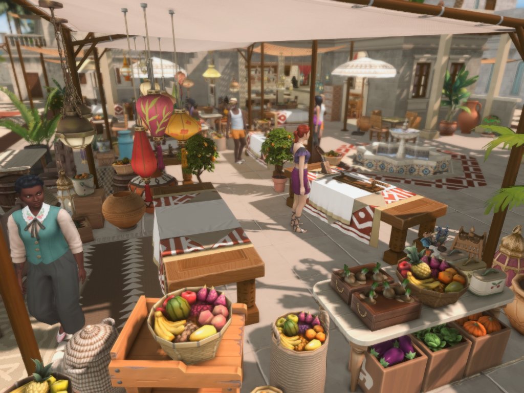 PlumbobKingdom's tweet image. Dambele Market ❤️ #RoyaltyandLegacy #Sims4 #TheSims 
Video: youtu.be/Kdx0jAPyrAs