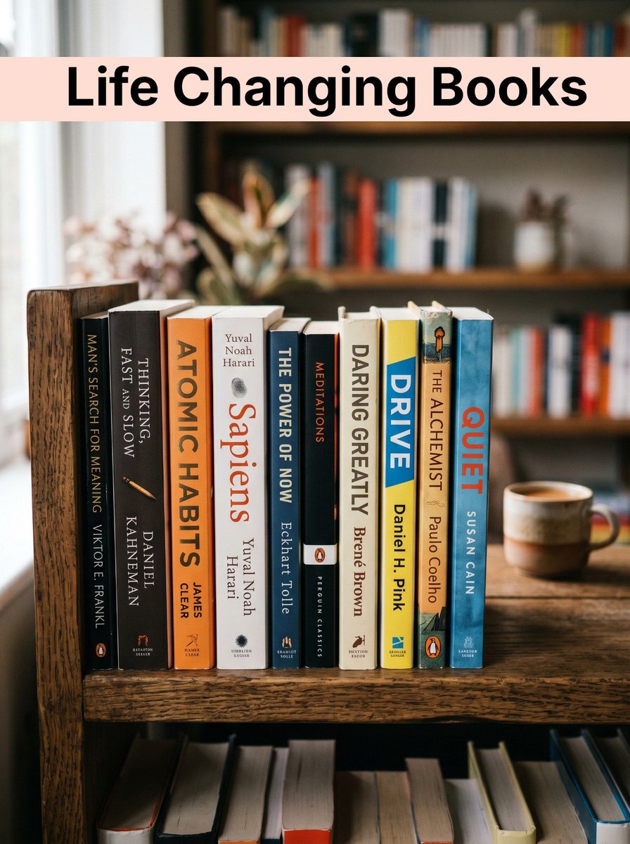 10 books that can change your life 📚