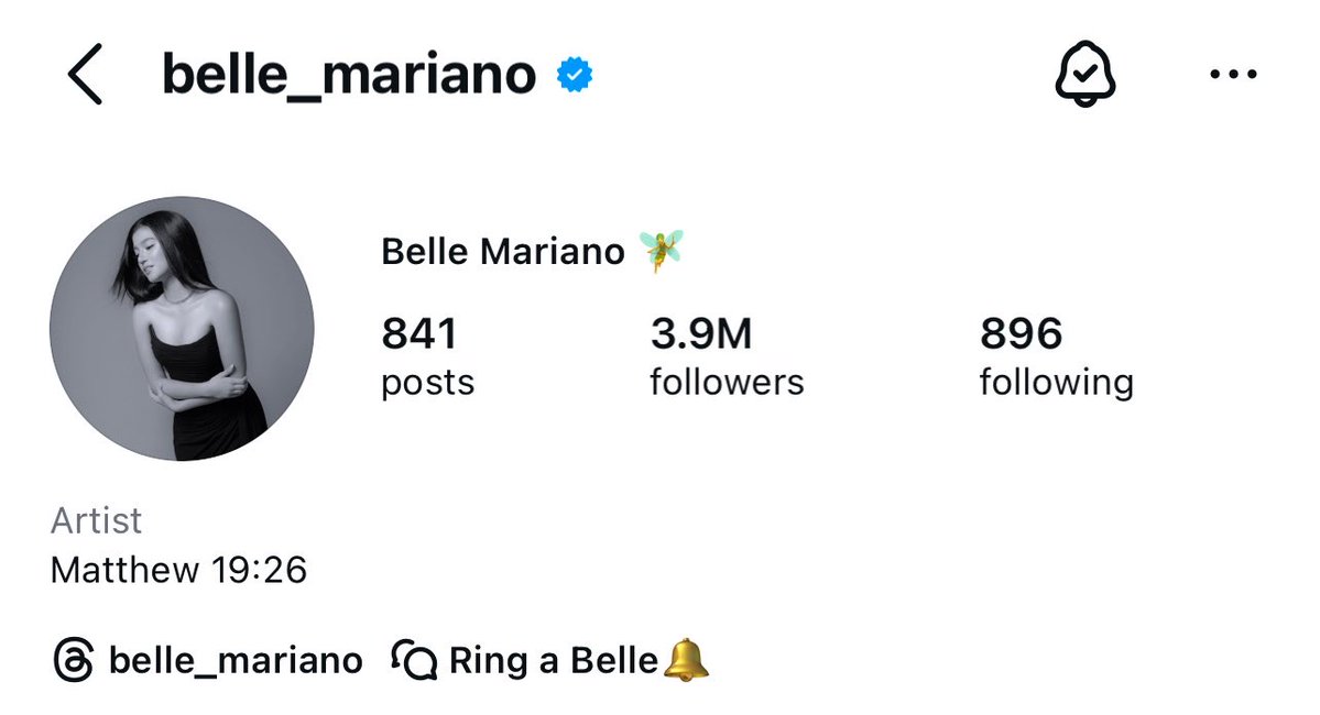 happy 3.9m followers, belinda marie! 90% endorsements, 10% personal crumbs 😂🤍

instagram.com/belle_mariano

#bellemariano <a href="/bellemariano02/">Belle Mariano</a>