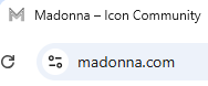 o site da madonna atualizou e a fonte usada originalmente no confessions voltou como ícone
