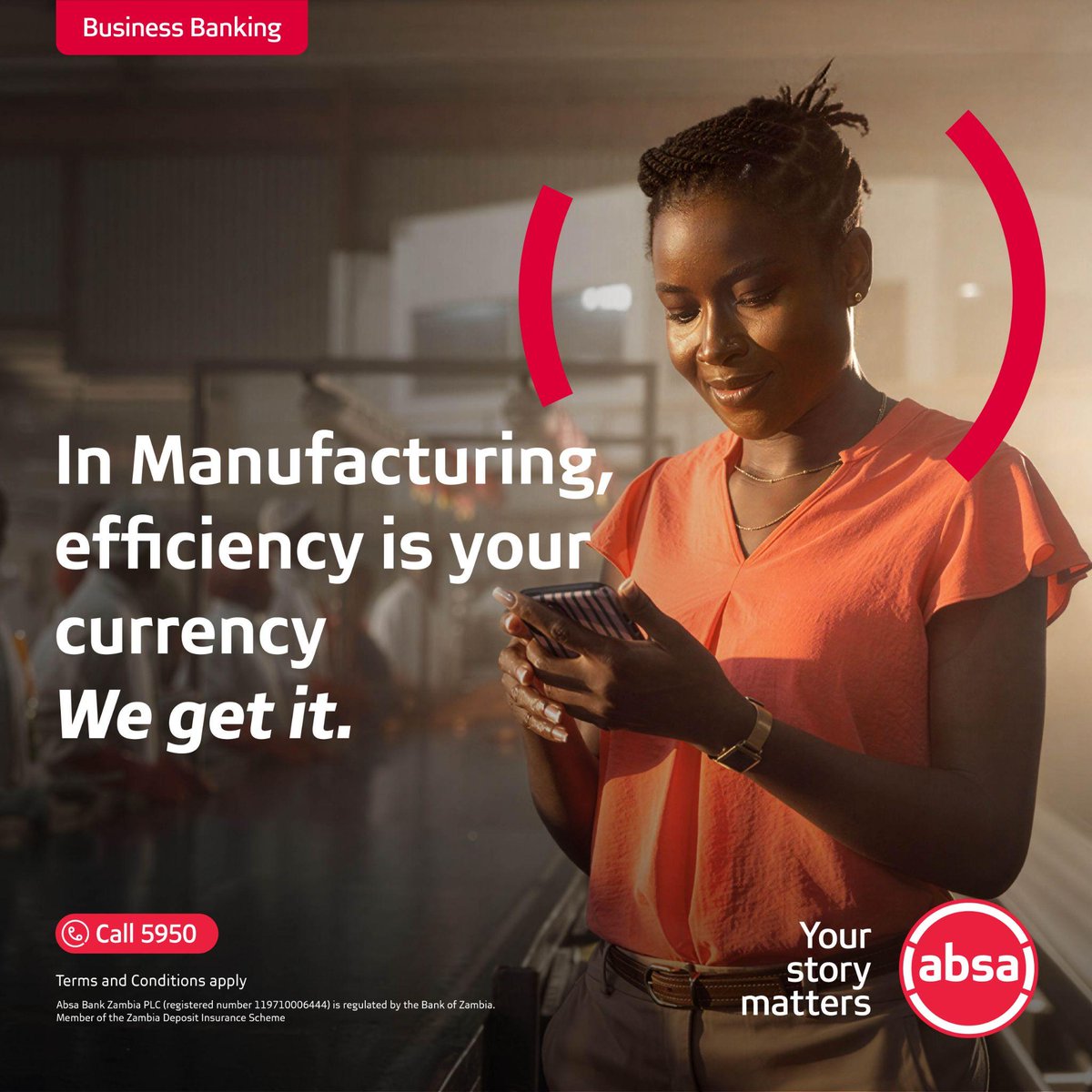 AbsaZambia's tweet image. Digital solutions help keep cash flowing smoothly and ensuring staff, suppliers and partners get paid on time as operations scale.

Call 5950 and let’s talk Absa Access and Business Internet Banking that makes transactions easier.

#AbsaBusinessBanking
#WeGetIt