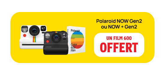 Darty_Officiel's tweet image. #BonPlan 📷 Profitez dès maintenant d'un film 600 offert pour l'achat d'un Polaroid NOW Gen2 !
👉urlr.me/ktWPEc