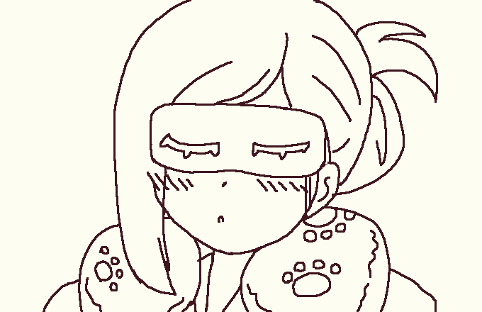 #アイマスク塗り絵 