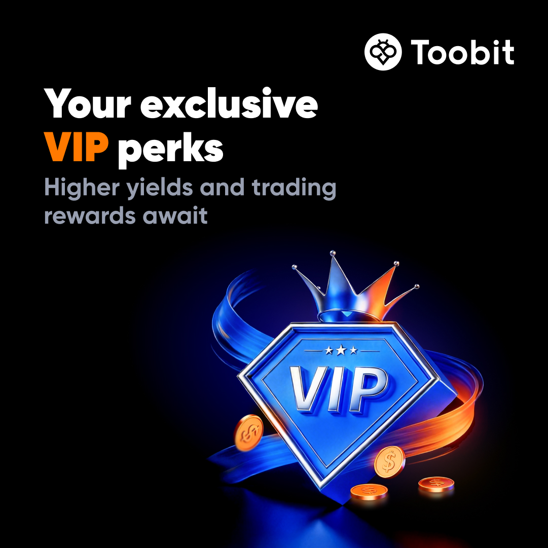 Toobit_official's tweet image. 💎 VIP access = VIP rewards! 💎
Join Toobit’s exclusive event and earn big with higher APRs, mystery prizes, and more!
⏰ From 2026-04-06 to 2026-04-27.
🔗 Claim your spot
#VIPEvent #MysteryRewards #ToobitVIP