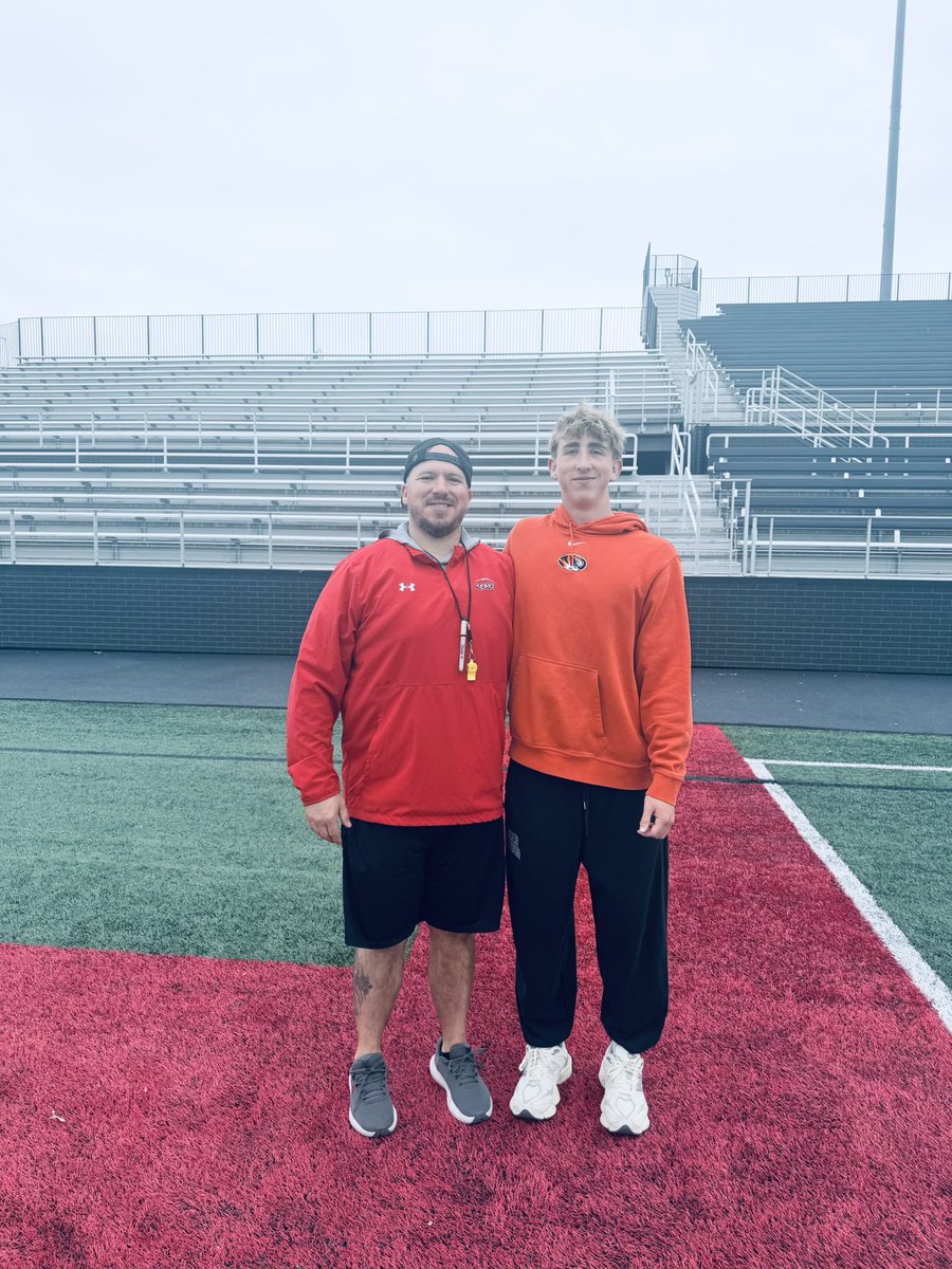 AidenBodoin's tweet photo. Thank you @SEMOfootball for allowing me to attend your practice and position meetings. I learned a great deal from the experience and truly appreciate the opportunity. Looking forward to attending your camp this summer. 
@Coach_Drury @CoachHeck55 https://t.co/qAwCyTrwSr