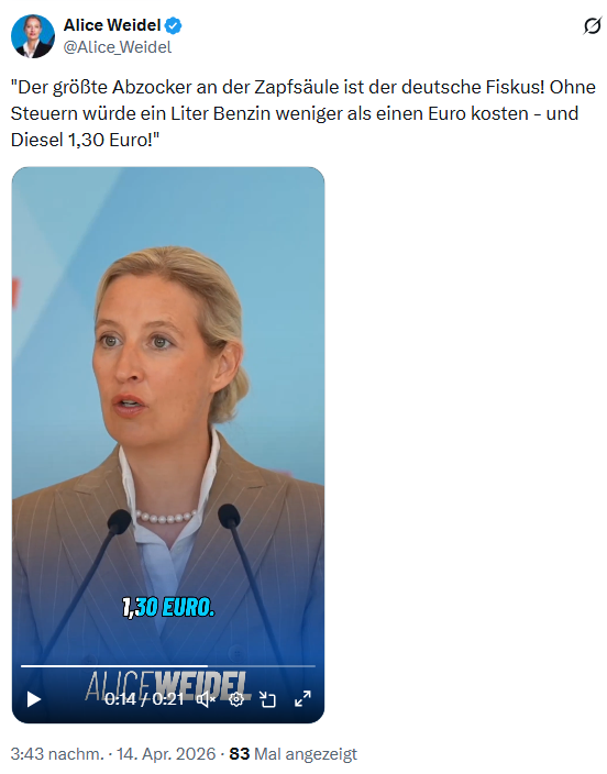 TanteAnni3's tweet image. So, Leute, die #AfD macht jetzt der #TAP Konkurrenz.
Ich glaube,wir von der #TAP müssen Diesel jetzt verschenken. 
Dann kann die #AfD wirklich einpacken!
x.com/TanteAnni3/sta…