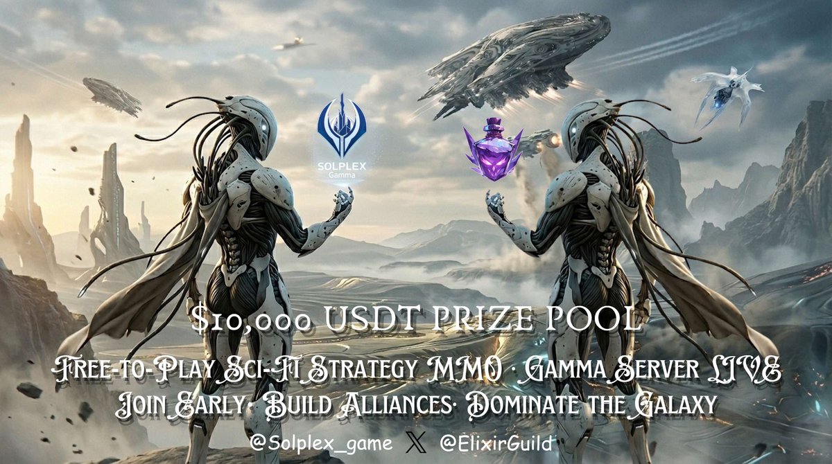 any moment from now, one alliance will walk away with $10,000 USDT🔥.

Not a simulation, absolutely not a testnet either.

But the SolPlex Gamma Server which is LIVE, and it's galaxy is already being divided.
(Link to join is down below)

Let's get to it 🫵
First, <a href="/SolPlex_game/">Solplex</a>