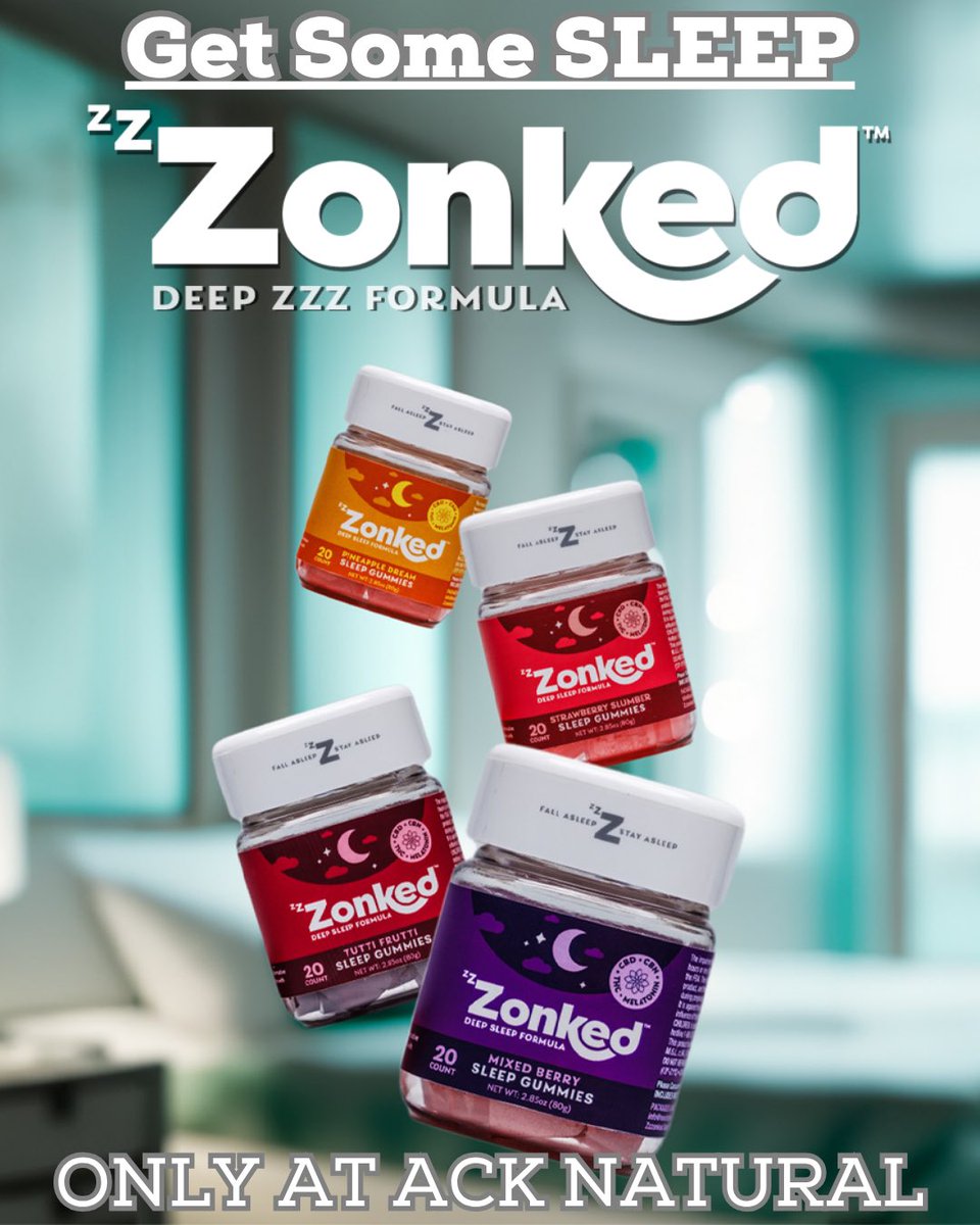 _AckNatural's tweet photo. Nantucket nights, meet Zonked. 🌙
Our new sleep edible is here — and it’s exactly what you’ve been waiting for. Zonked is formulated to help you unwind, fall asleep faster, and wake up feeling refreshed.
Available now at Ack Natural https://t.co/KChaouOvOZ