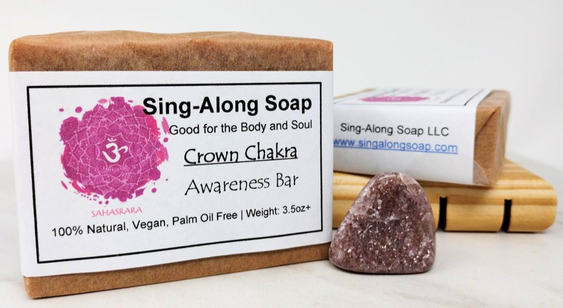 SingAlongSoap's tweet photo. Our CROWN Chakra bar is specifically formulated to uplift your energy and bring feelings of  serenity, joy, and deep peace about life. Could you use a bar?  Absolutely... https://t.co/aAhQCyPwGy

#skincare #yoga #chakra https://t.co/5FEh4lbr1T