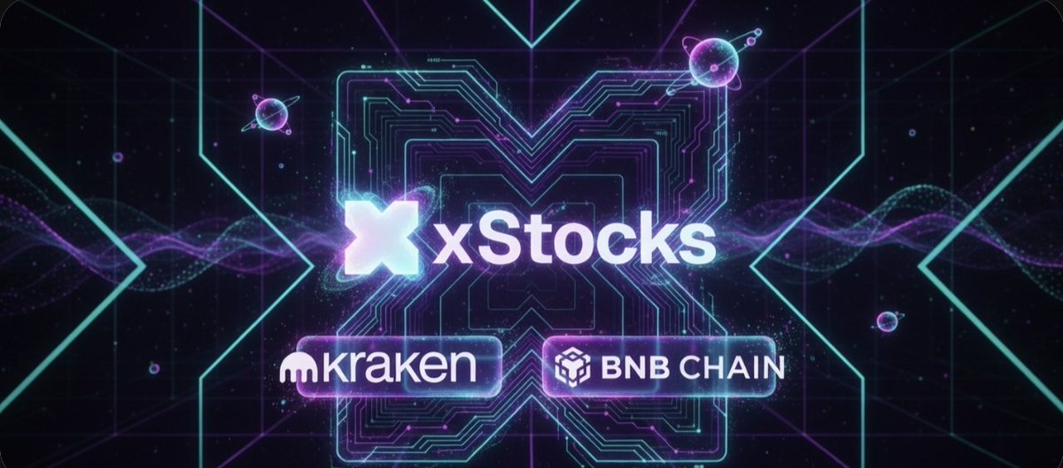 xStocks combine traditional equity exposure with blockchain technology.

Each token represents a specific stock or ETF,is fully collateralized 1:1,and works on multiple blockchains (Ethereum,Solana,etc.).

The system has two layers:

▪️Primary Market (issuance/redemption): Tokens