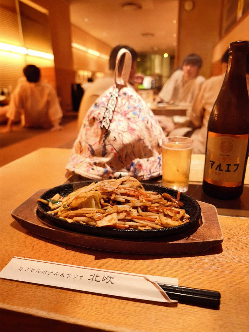 ktmrkf's tweet photo. 北欧宿泊🟥
ぼちぼち飲んでからの
チェックインだったので
軽くサウナ２に入り
トゴールでまったり🫠
食堂で追いビール
いつものモツから豆腐チゲ
軟骨唐揚げで〆ました... (＠ サウナ&amp;カプセルホテル 北欧 in 東京都, 台東区) https://t.co/RraSONiNoa https://t.co/U0ADpkcqwK