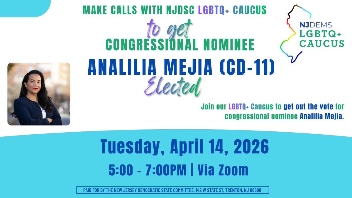 Analilia Mejia for NJ tweet media