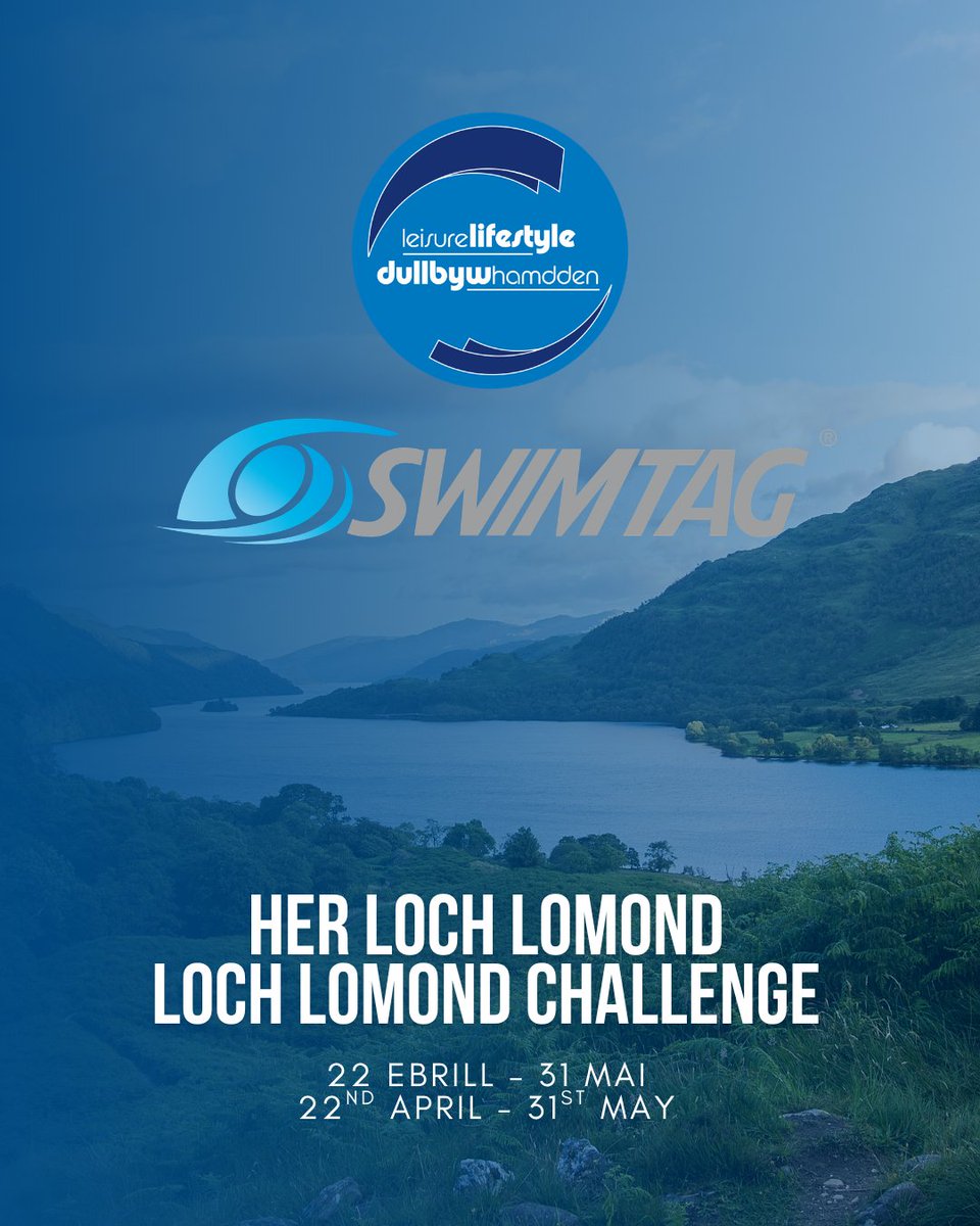 sport_leisure's tweet photo. 🏊Take on the 35.08km Loch Lomond #SWIMTAG challenge in our swimming pools between 22nd April and 31st May

Whether you complete it in one go or build it up over time, every length counts

👉Join the challenge: https://t.co/uBk2dmoADh

🏊Derbyniwch her 35.08km Loch Lomond #SWIMTAG yn ein pyllau nofio rhwng 22 Ebrill a 31 Mai

P'un a ydych chi'n ei gwblhau mewn un tro neu'n ei gronni dros amser, mae pob hyd yn cyfrif

👉Ymuno â’r her: https://t.co/uBk2dmoADh
