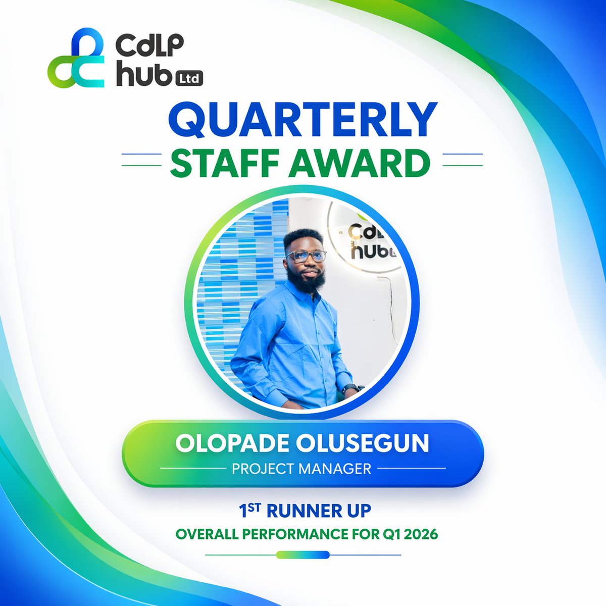 conceptdelapaix's tweet image. We proudly recognize our outstanding team members for their exceptional performance in Q1 2026.
 Your dedication, hard work, and impact continue to drive our success.

Congratulations to our Quarterly Staff Award winners! 👏

#CDLPHubLtd #StaffAward #TeamExcellence