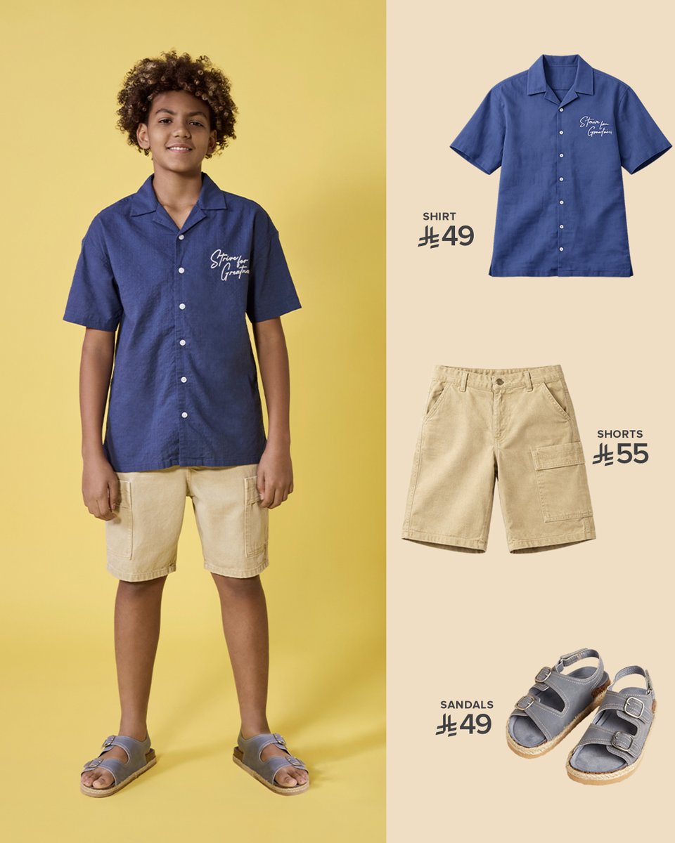 maxfashionMENA's tweet image. Some outfits just feel like spring- easy, light and made for longer days outside.
Graphic tees, denim, dresses &amp;amp; co-ords, ready for their  every plan at prices you’ll love.💛

#MaxFashion #NewCollection #SummersDressing #Kidscharacter