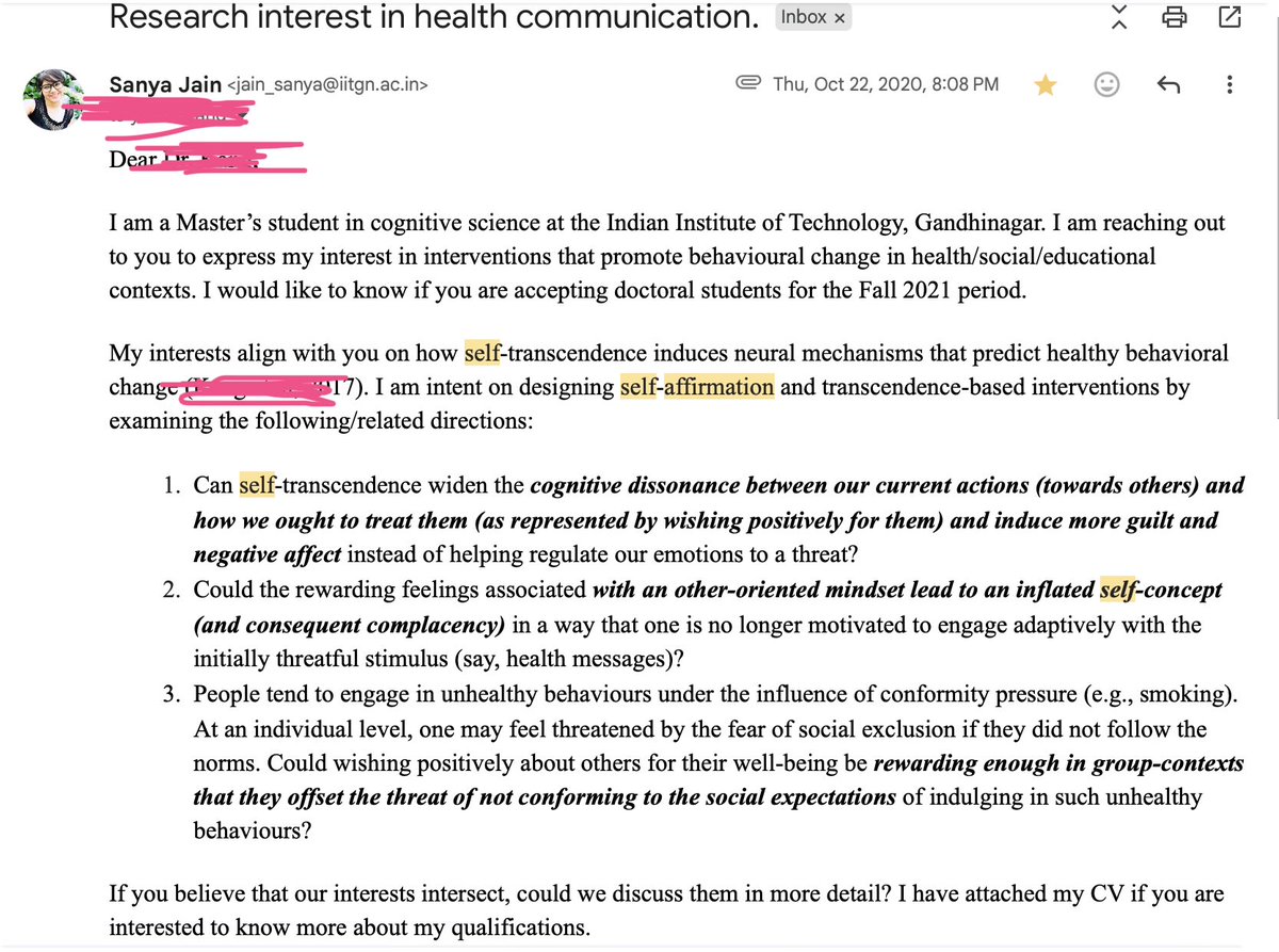yourgradcoach's tweet photo. This cold-email won me a positive and encouraging response from a professor at University of Pennsylvania 🇺🇸 for my PhD studies in 2020. My students, who have been using this email-template for the last 6 years, score an average success rate of ~88 percent. Adapt it to your field if you want to win fully funded PhDs across the world in 2026. DM me if you want to work with me on writing a strong application portfolio for your upcoming scholarship applications 💪🏻💰
