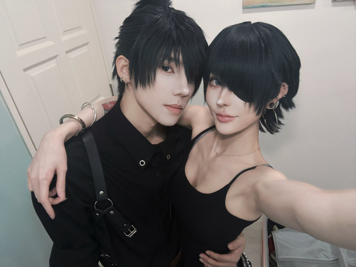 djharuharuka's tweet image. Aki &amp;amp; Himeno 🩵
#Chainsawman #CSM #Aki #Himeno