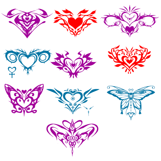 淫紋素材配布しま～す!
Twitterくん、png貼れるのが長辺900pxまでらしいので一旦この10種で様子見させてください
拡大して使った際にガビガビになるようならギガファイル便なり配布方法考えるので教えていただければ_(:3」∠)_

色はクリスタやフォトショなどで適宜変更して下され～! 