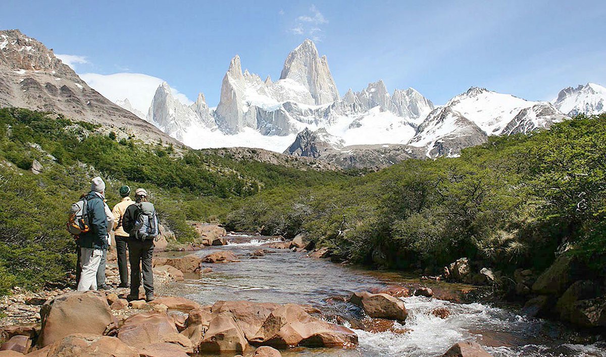 ExplorJourneys's tweet photo. Our tours in El Chalten: A THRILLING TREKKING EXPERIENCE TO ADMIRE THE COLOSSAL MOUNT FITZ ROY AND THE SCENIC MAJESTY OF THE ANDES

Ready your trekking boots and be prepared for a memorable experience in one of Patagonia's most scenic and awe-inspiring locations. This full-day trip will see you trekking through lush forests and azure-tinted lagoons. And, for the grand finale: a sweeping view of massive Mount Fitz Roy and Laguna de los Tres (Lagoon of Three). This famous lagoon takes its name from the three peaks that can be seen from the shore: Fitz Roy, Poincenot, and Saint-Exupery. This last granite giant was, in turn, named after famous French writer Antoine de Saint Saint-Exupery, best remembered for his classic  'The Little Prince '. 

We'll also trek to one of the favorite spots of many photographers: Laguna Capri, where you'll have the opportunity to capture amazing images of crystal blue waters with the dramatic backdrop of the Andes mountain range.

After an exciting day of trekking and exploring, we'll make our way back to town, with our camera fully-loaded with awe-inspiring pictures and our newly-formed memories of the unique natural beauty we have witnessed.

This is a full-day private tour and includes lunch-box and bottled water.

@ExplorJourneys #ArgentinaVacation #ArgentinaTour #ArgentinaTrip#ChaltenVacation#MountFitzRoyTrekking#LagunaCapriTrek#LagunaDeLosTresTrekking