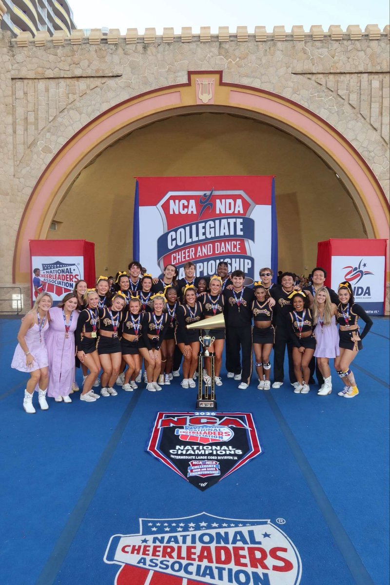 Congratulations to ECU Cheer for winning the NCA Intermediate large coed Division 1A championship this past weekend 🏴‍☠️