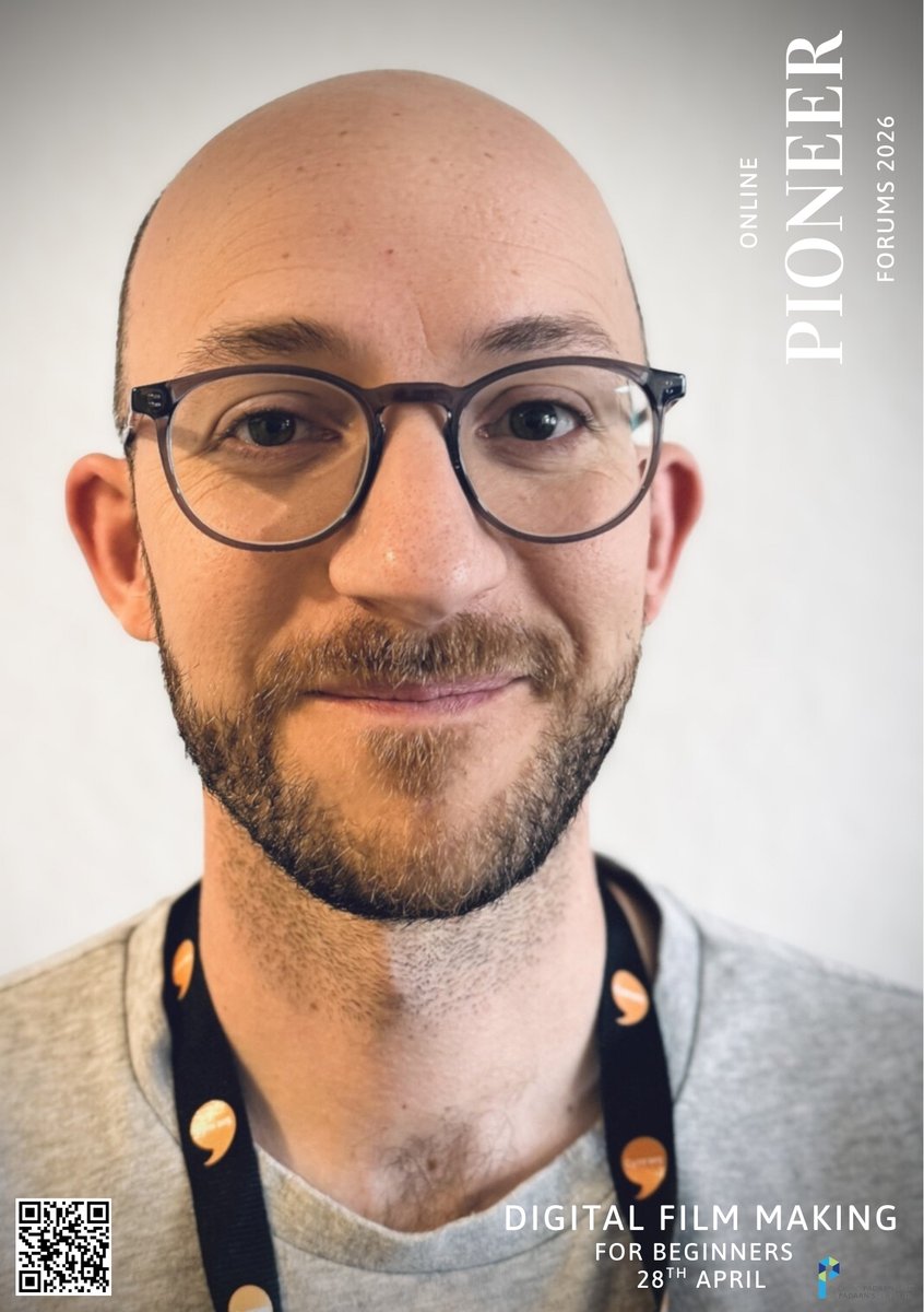 chrisGthomson's tweet photo. This one is going to be good.  Adam from @PadarnSant  teaches digital film making for beginners at our next Pioneer Forum, 28th April, 12noon.  Register via the QR Code of this link: https://t.co/uEkcvNRCkV

Do spread the word and invite others. https://t.co/wQOGappFWg